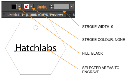 Illustrator Engrave Example FILL